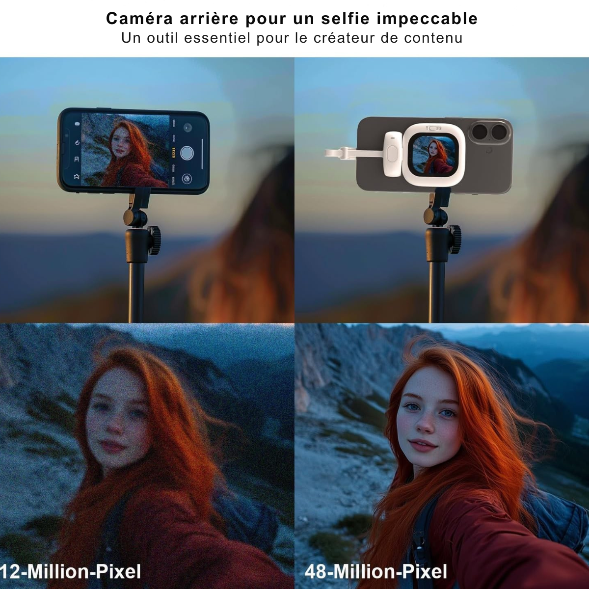 nouveauté mini écran magnétique amoled pour selfie iphone nouveauté mini écran magnétique amoled pour selfie iphone