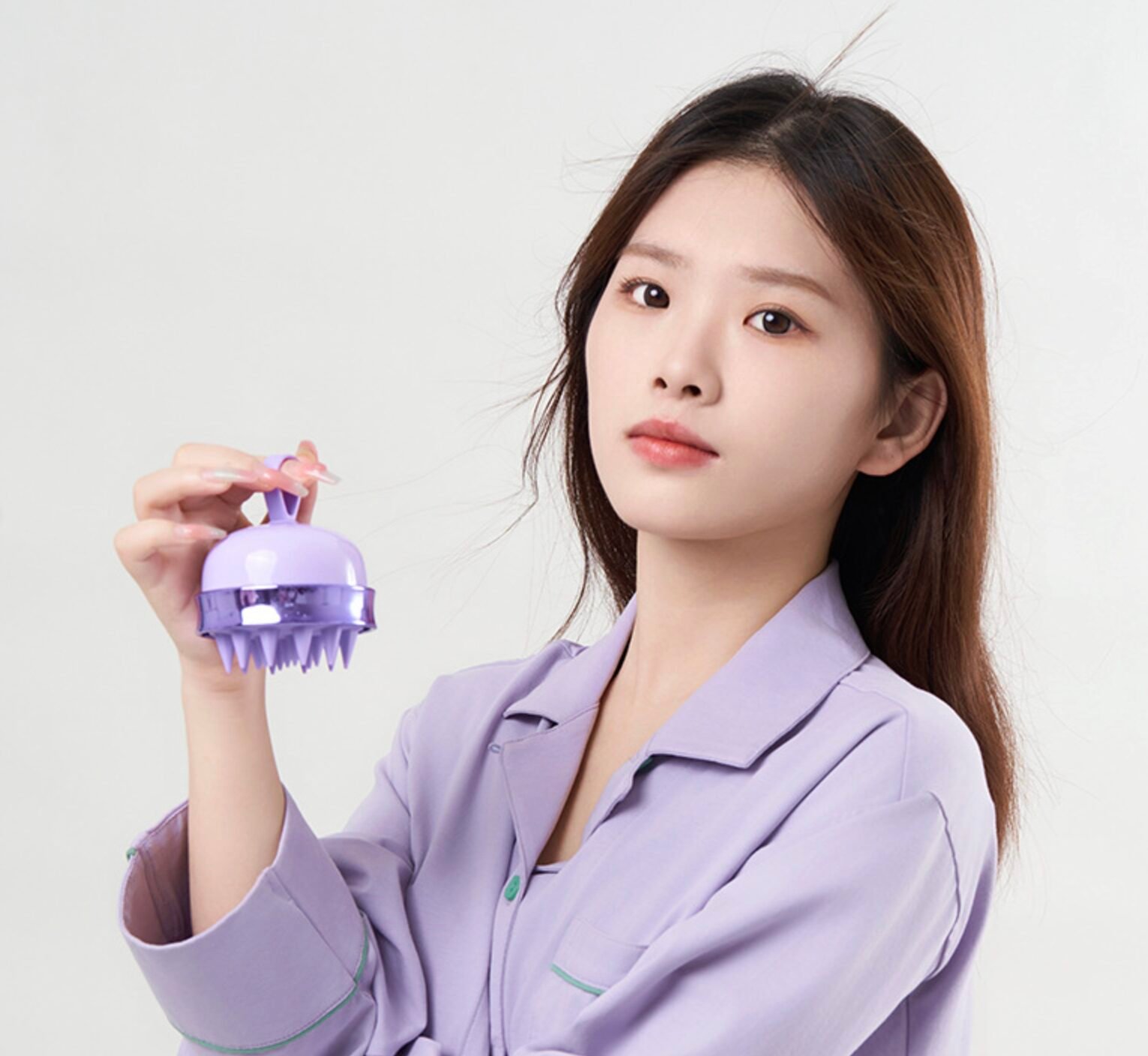 brosse massage cuir chevelu photo 1